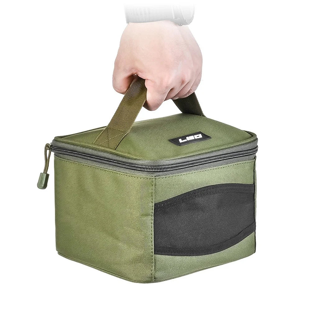 Fishing Reel Gear Bag Oxford Fishing Tackle Bag Portable Waterproof Fishing Reel Organizer Storage Reel Case - Style B - 3