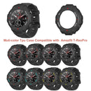 Soft TPU Smart Watch Shell Frame Protective Case Cover for Huami Amazfit T-Rex Pro - Style 1 - 6