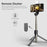 Selfie Stick 33-inch  Aluminum Alloy Selfie Stick Phone Tripod with Remote Shutter for iPhone Android Phone, Portable, Lightweight - 2