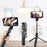 Selfie Stick 33-inch  Aluminum Alloy Selfie Stick Phone Tripod with Remote Shutter for iPhone Android Phone, Portable, Lightweight - 3