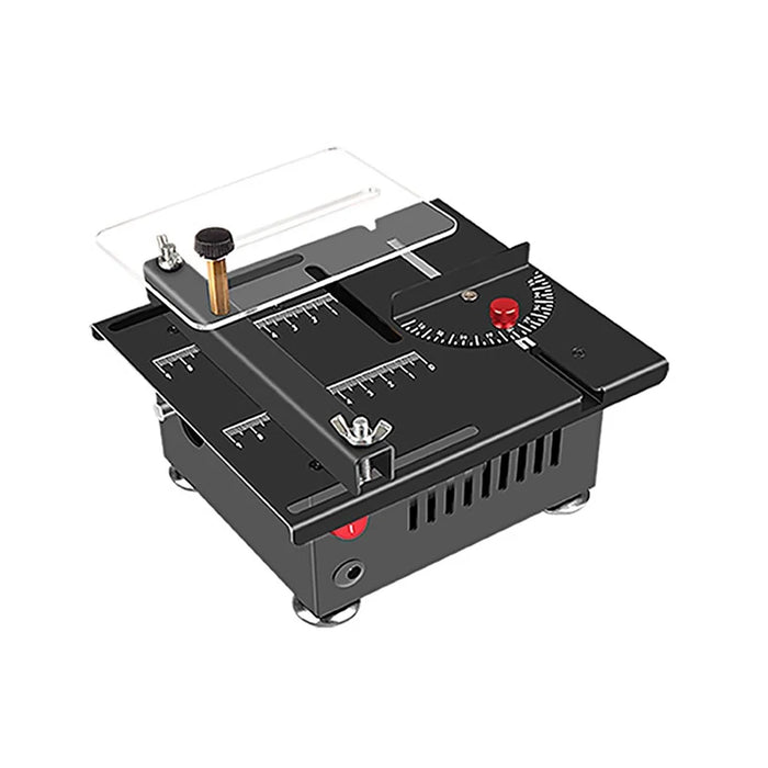 Table Saw Cutting Set 100W Mini Table Saw with 16mm Cutting Depth and Blade Flexible Shaft - EU Plug/Type 2/Non-liftable Blade - 5