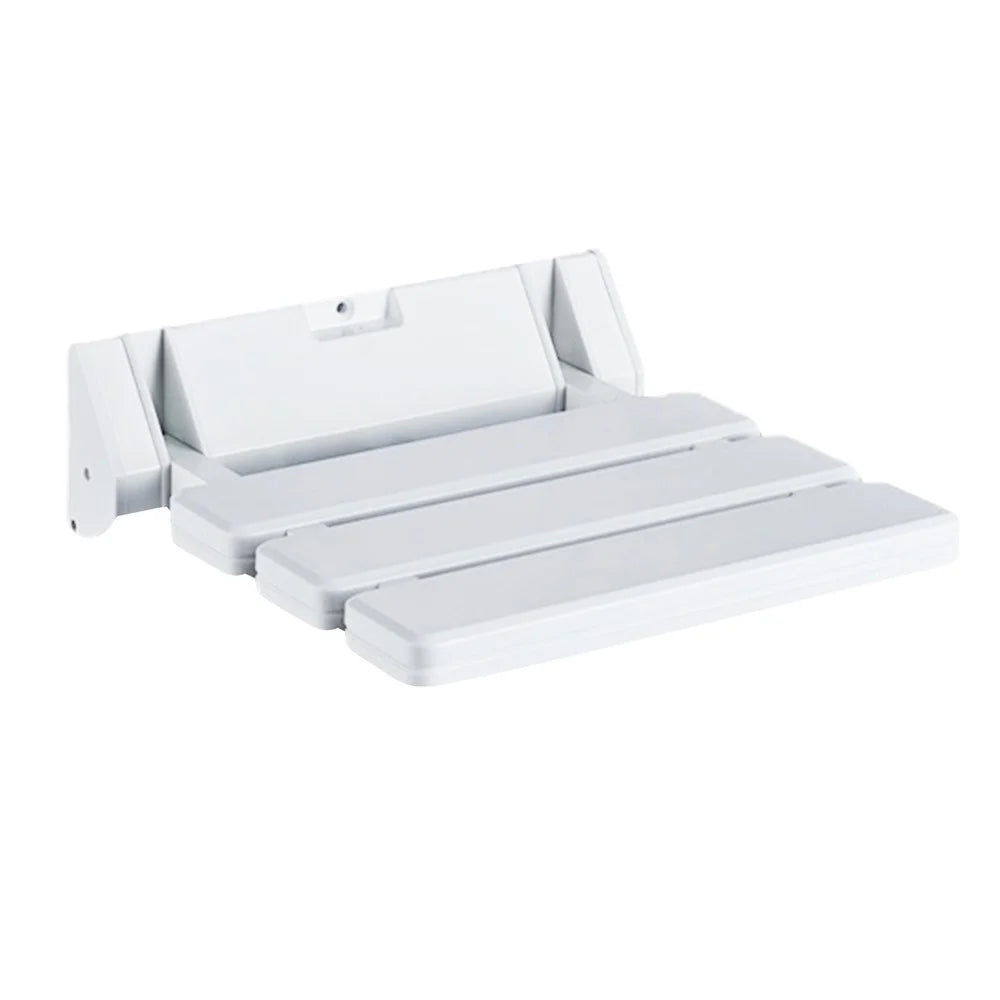Wall Mounted Bathroom Bathtub Safety Stool Chair Folding Shower Seat, Load of 220 lbs - 1