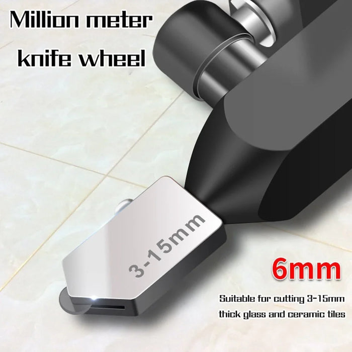 Glass Cutter Tool Kit Glass Breaking Plier Multifunctional Tile Opener Ceramic Cutting Tool - Gold - 5