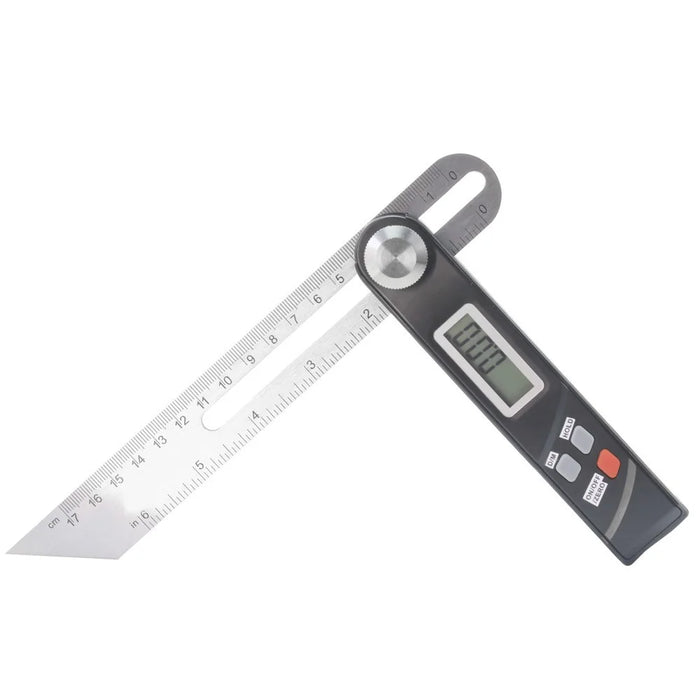 Craftsman Digital Angle Finder Ruler Stainless Steel T Square Protractor Tool for Trim Woodworking - 4