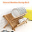 16-Grid Dish Drying Rack Storage Rack Plate Holder for Kitchen Compact Foldable - 3