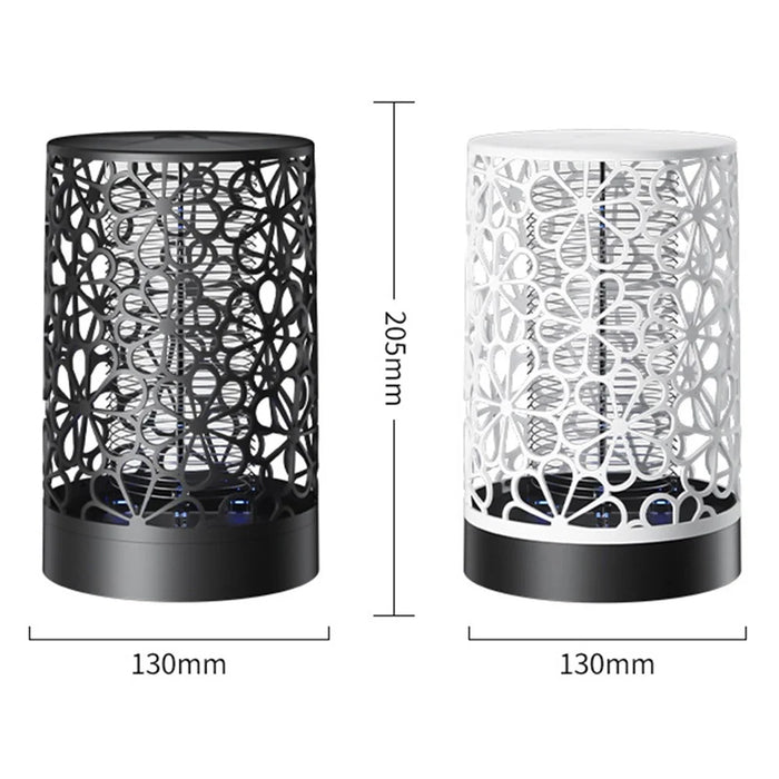 Bug Zapper USB Photocatalyst Electric Mosquito Killer Lamp Insect Trap for Home Backyard Garden - Diamond-Type Lattice/Black - 3