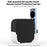 For Apple TV2/3/4/5/6 Wall-mounted Set-top Box Stand with Remote Control Protective Case - Black+Black - 3