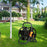Garden Watering Trolley 20m Empty Hose Trolley Storage Car Washer Tool for Garden Camping Balcony - 5