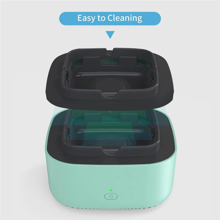 Smokeless Ashtray for Home Office Car 2-in-1 Air Purifier Multifunctional Ash Tray - Green - 2