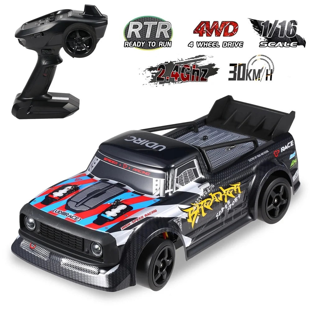 UDIRC UD1601 RC Drift Car 2.4GHz 4WD 30KM/H High Speed Kids Gift with Electronic Stability System - with 1 Battery - 6
