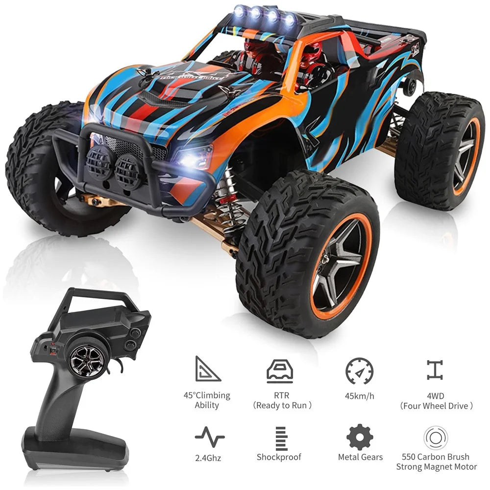 WLTOYS XKS 104009 1/10 2.4Ghz Off-road RC Car Climbing Car Remote Control Truck 4WD RTR 45+km/h High Speed - 1 Battery - 6