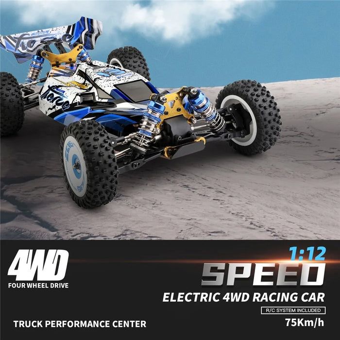 WLTOYS 124017 1/12 2.4GHz Racing Car Off-Road RC Car  Crawler 75km/h 4WD RTR Vehicle Kid Toy - 6