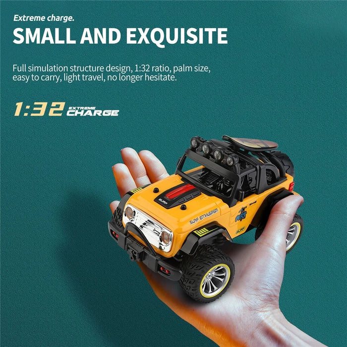 WLTOYS 322221 2.4GHz Off-Road RC Car 1/32 Racing Car Remote Control 25km/h RTR - Red/Yellow (Sent Randomly) - 6