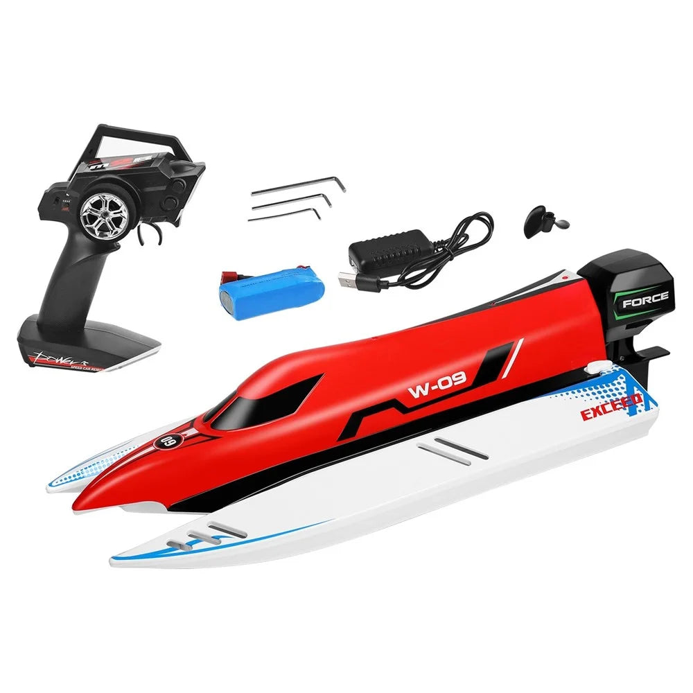 WLTOYS WL915-A 2.4G 45km/h High Speed RC Boat Remote Control Boat RC Toy for Kid Adult - Red - 3