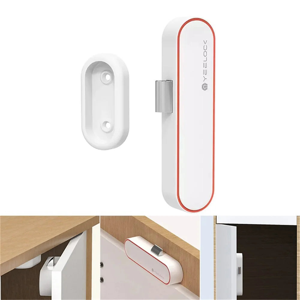 YEELOCK Smart Drawer Lock E Hidden File Drawer Wardrobe Lock Child Safety Electric Lock - 1