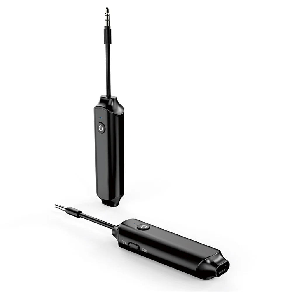 Bluetooth-compatible 5.0 Transmitter Receiver Wireless 3.5mm Audio Adapter for PC Laptop Aux In Audio Devices - 6