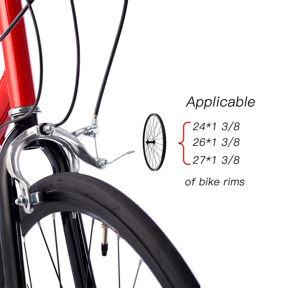 Aluminum Bike U Brake Caliper Front/Rear Long Arm Clip Bicycle Caliper - Black/Rear - 5