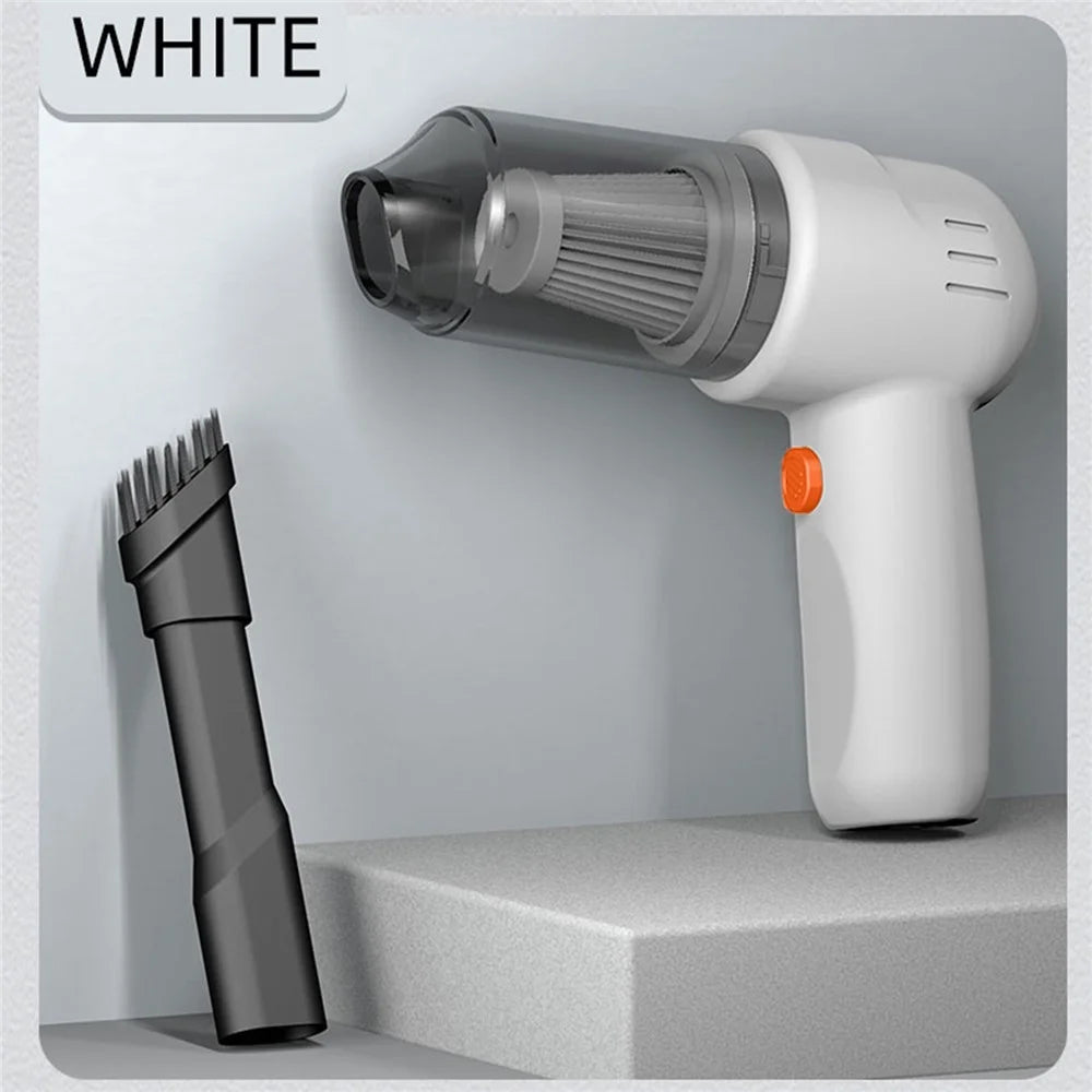 Cordless Vacuum Cleaner 9000PA 100W Rechargeable Wet and Dry Handheld Vacuum Cleaner for Pet Hair Home Office - Black - 3