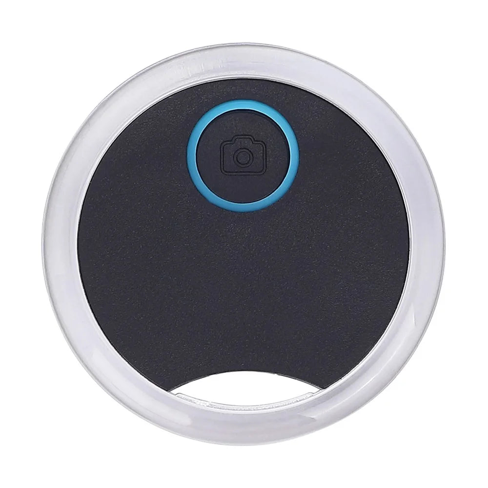 S8 Round Shape Bluetooth-compatible Wireless Tracker Keys Bags Wallets Smart Finder - Black - 1