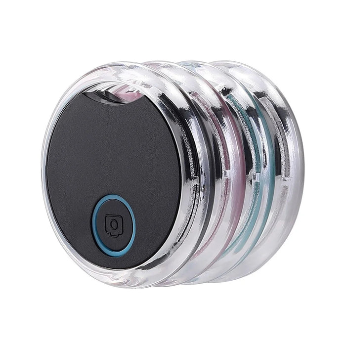 S8 Round Shape Bluetooth-compatible Wireless Tracker Keys Bags Wallets Smart Finder - Black - 6