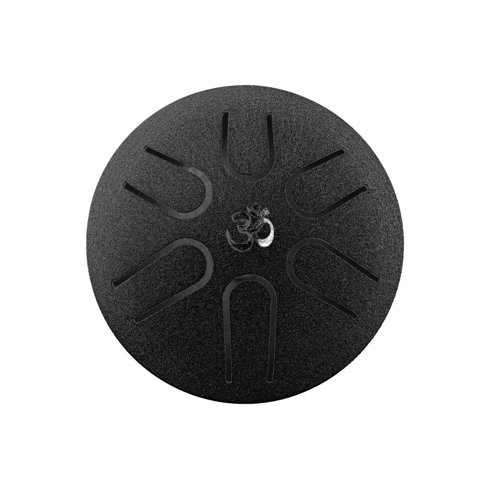 Steel Tongue Drum 3 Inch 6 Tone Hand Pan Drums Percussion Steel Drum Kit - Black - 4
