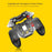 AK77 Mobile Game Controller PUBG Game Controller Gamepad with 6 Finger Gaming Trigger and Cooling Fan - Black/USB Cable Charging - 7
