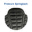 Motorcycle Seat Cushion Sponge Filling Springback Pressure Relief Ride Seat Pad - 3