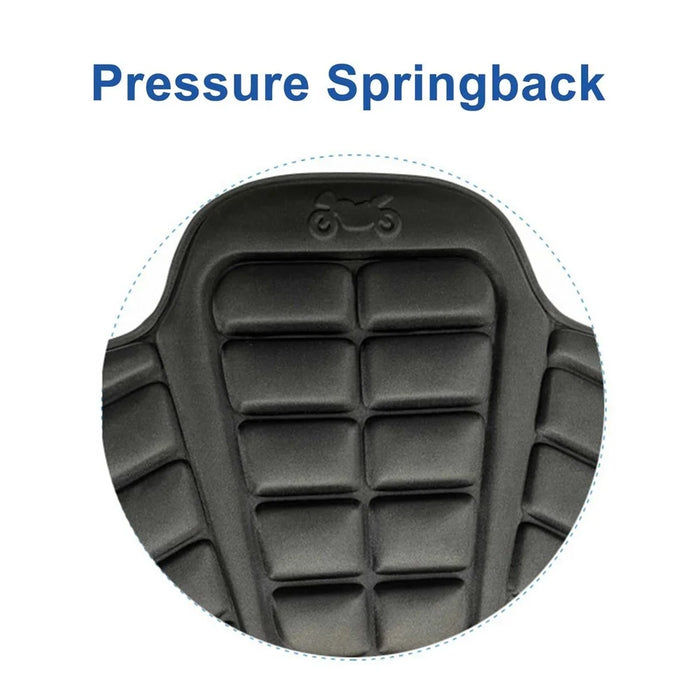 Motorcycle Seat Cushion Sponge Filling Springback Pressure Relief Ride Seat Pad - 3