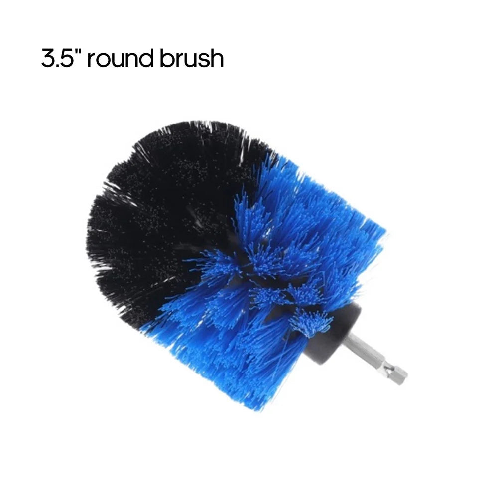 7Pcs Drill Brush Power Scrubber Brush Car Detailing Kit for Cleaning Car Tile Grill Floor Kitchen - 4