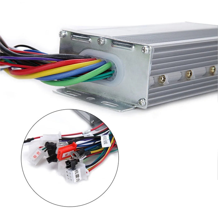 36-48V 500W DC Motor Speed Controller Brushless Direct Current Motor Control Box for Electric Bicycle Scooter - 2