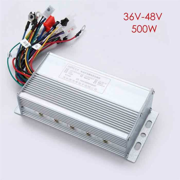36-48V 500W DC Motor Speed Controller Brushless Direct Current Motor Control Box for Electric Bicycle Scooter - 6