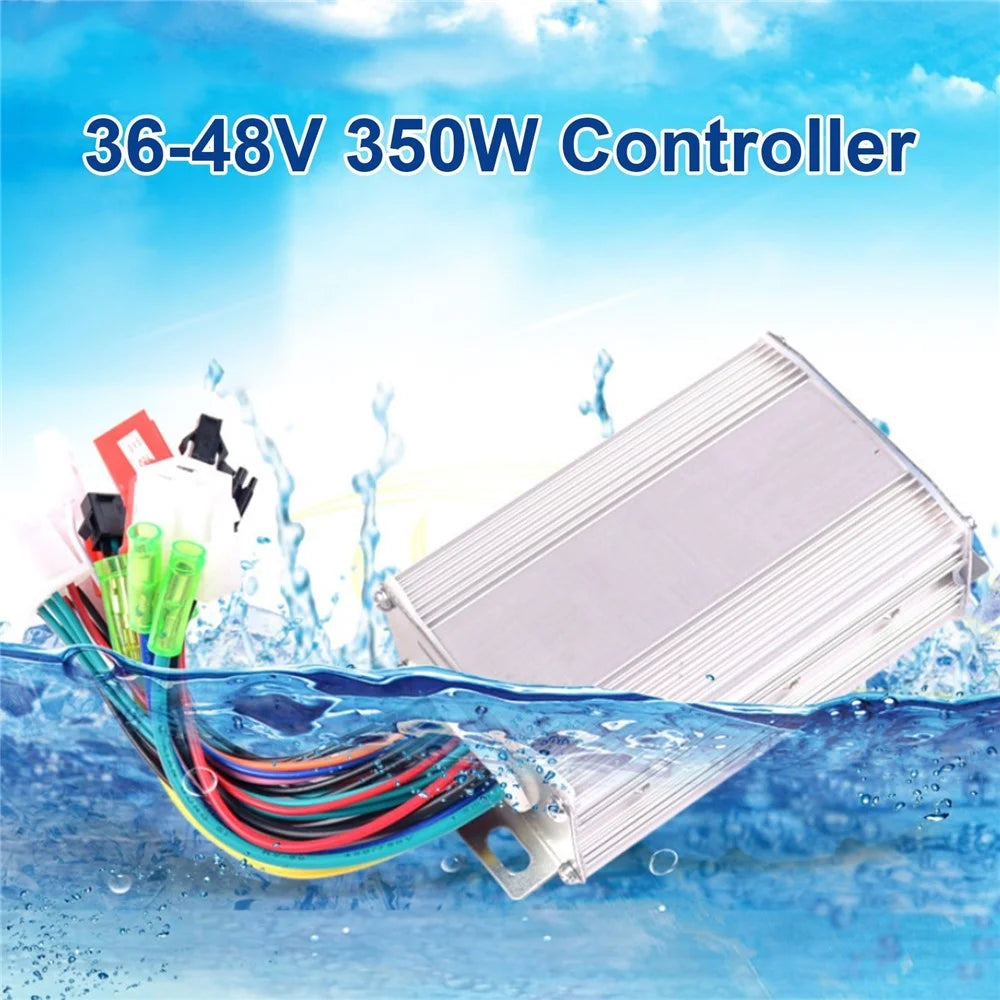 36V/48V 350W Aluminium Alloy Brushless Motor Controller Fit for E-Bike and Scooter - 5