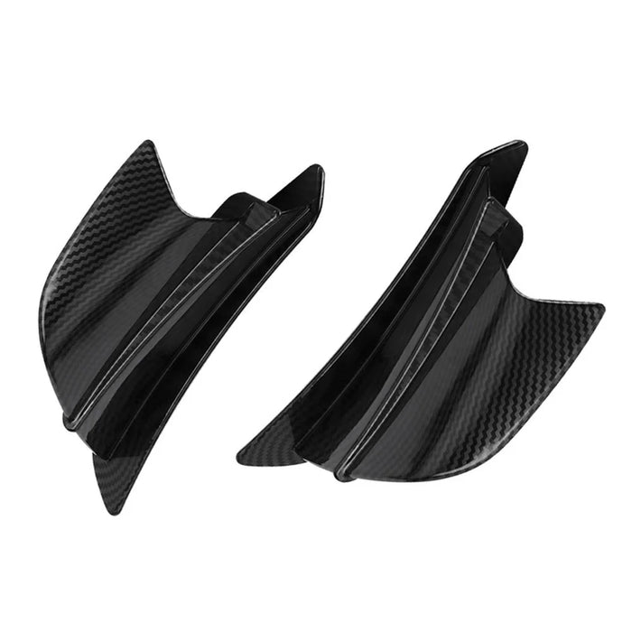 1 Pair Motorcycle Glossy Aerodynamic Winglets ABS Wing Spoiler Motorbike Modification Accessory - 2