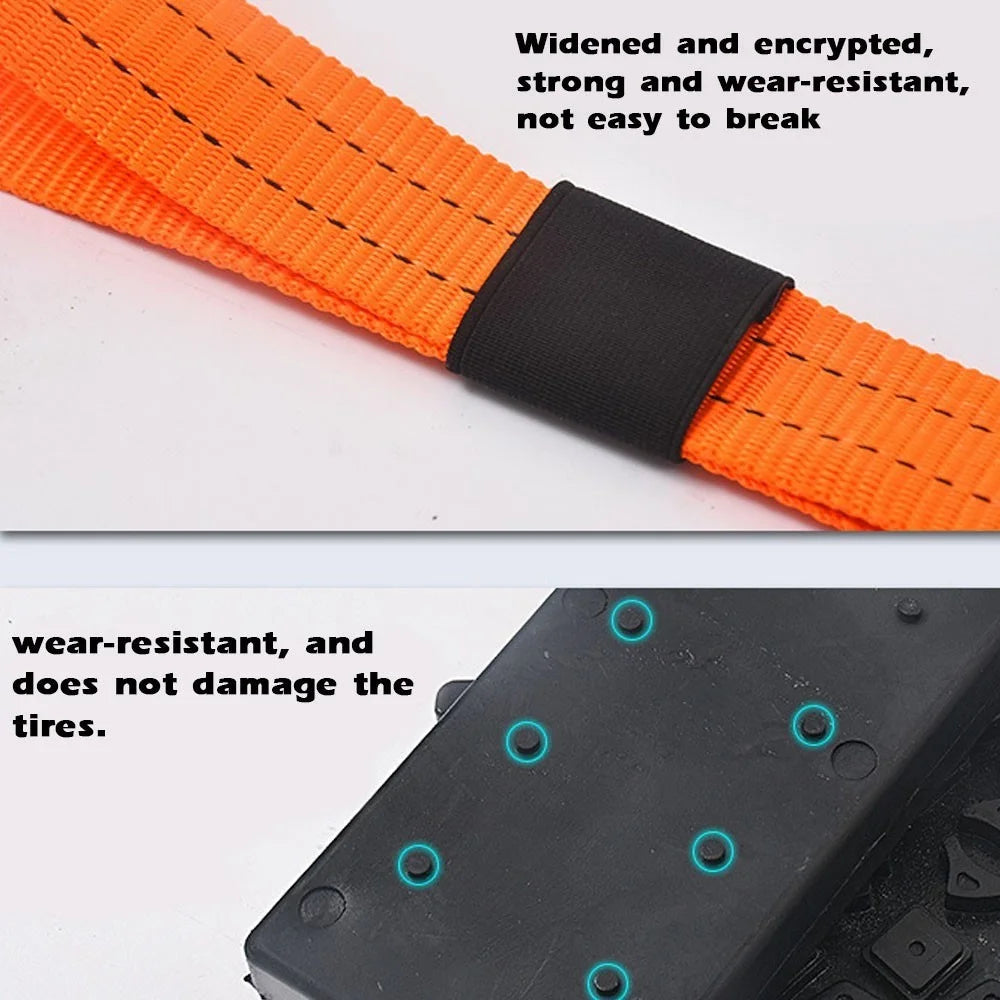 Car Recovery Traction Boards Mud Sand Snow Tire Ladder Off-road Vehicle Emergency Tracks Chain Wear-resistant Non-slip Traction Mat - 5