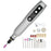 3.7V Cordless Rotary Tool 5 Variable Speed Li-Ion Power USB Charging Accessories Kit for Carving Engraving Sanding Polishing and Cutting - Grey - 1