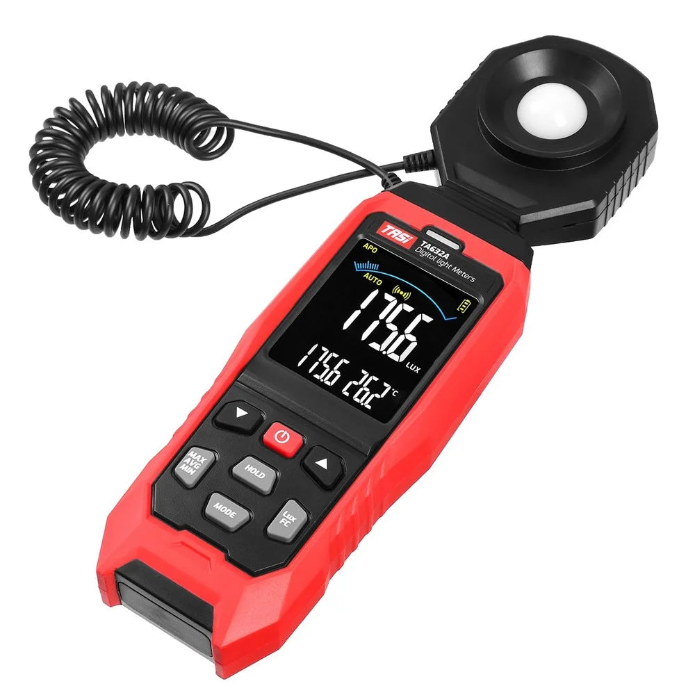 TASI TA632A 0-200000 Lux LCD Digital Light Meter Mini Lux Meter Handheld Illuminometer Luminometer Photometer Luxmeter - 3