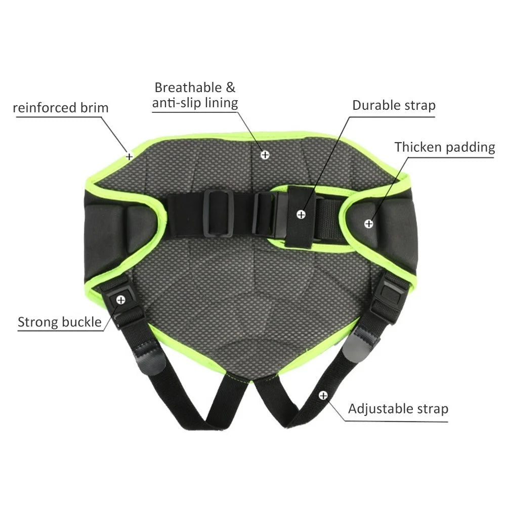 3-12 Children Protection Hip Butt EVA Padded Gear Guard Impact Pad for Ski Ice Skating Snowboard - Yellow - 5