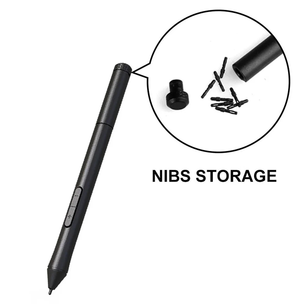 10moons Portable Wireless Battery-free Stylus Pen for T503 G10 Graphic Tablet, 8192 Pressure Levels with 2 Customize Keys - 6