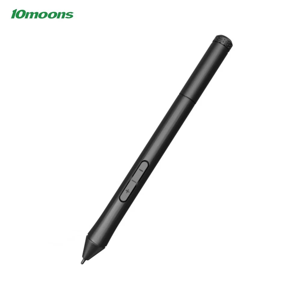 10moons Portable Wireless Battery-free Stylus Pen for T503 G10 Graphic Tablet, 8192 Pressure Levels with 2 Customize Keys - 7