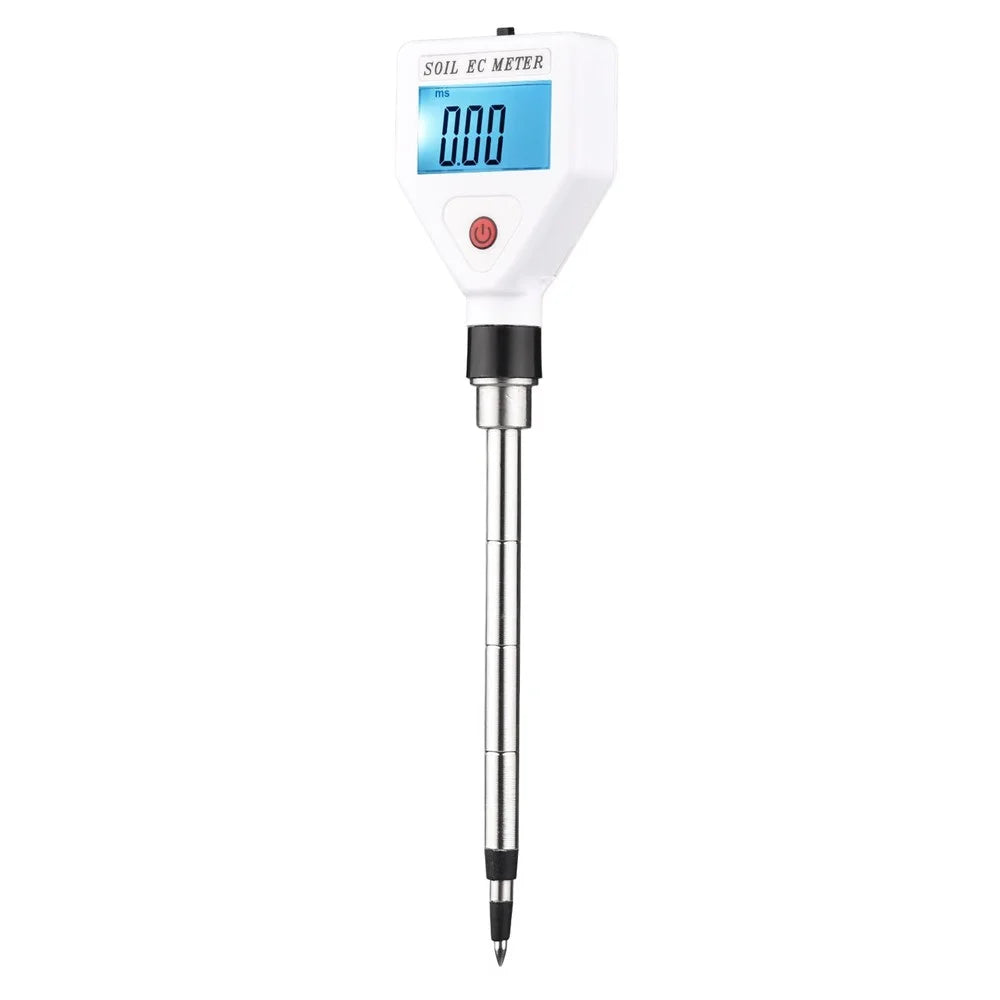 Portable Soil EC Meter Backlight Screen Digital Soil Salinity Tester for Greenhouse Garden Farm Orchard - 2