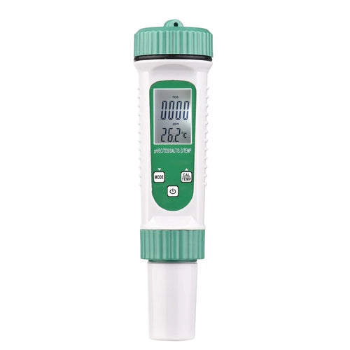 6 in 1 Digital Water Quality Tester PH/EC/TDS/SALT/S.G/Temperature Monitor Portable Testing Meter Analyzer for Drinking Water Aquarium Hydroponics Lab - 1