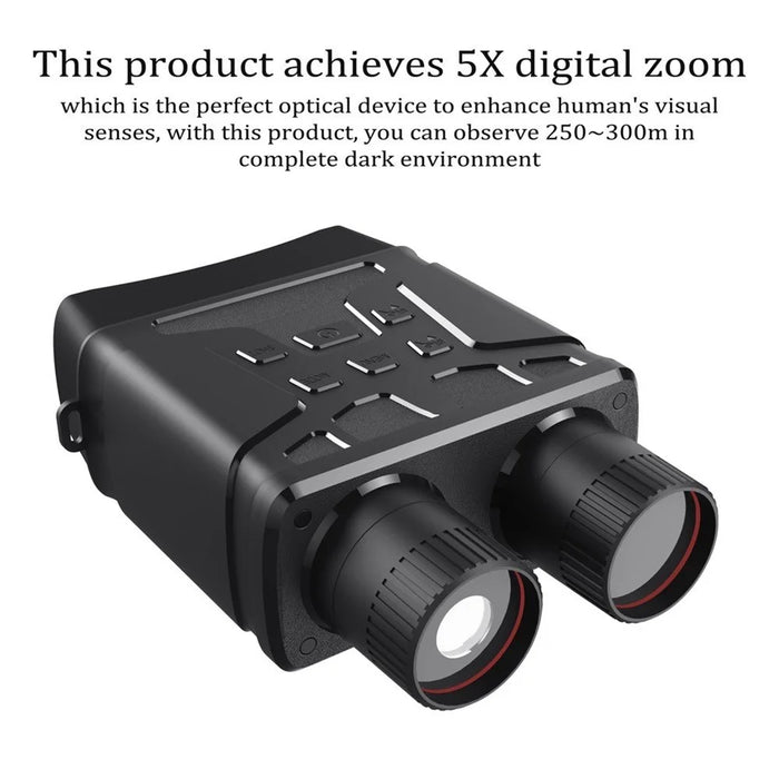 R6 10 Megapixel 1080P Outdoor Night-Vision Infrared Optical Binocular 5X Digital Zoom Photo Video Playback Modes 300m Viewing Distance for Outdoor Hunt Boating Journey - 5