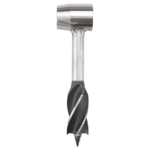 Outdoor Survival Tool Scotch Eye Wood Auger Drill Bit Stainless Steel Manual Auger Hole Maker for Camping Hiking - 1