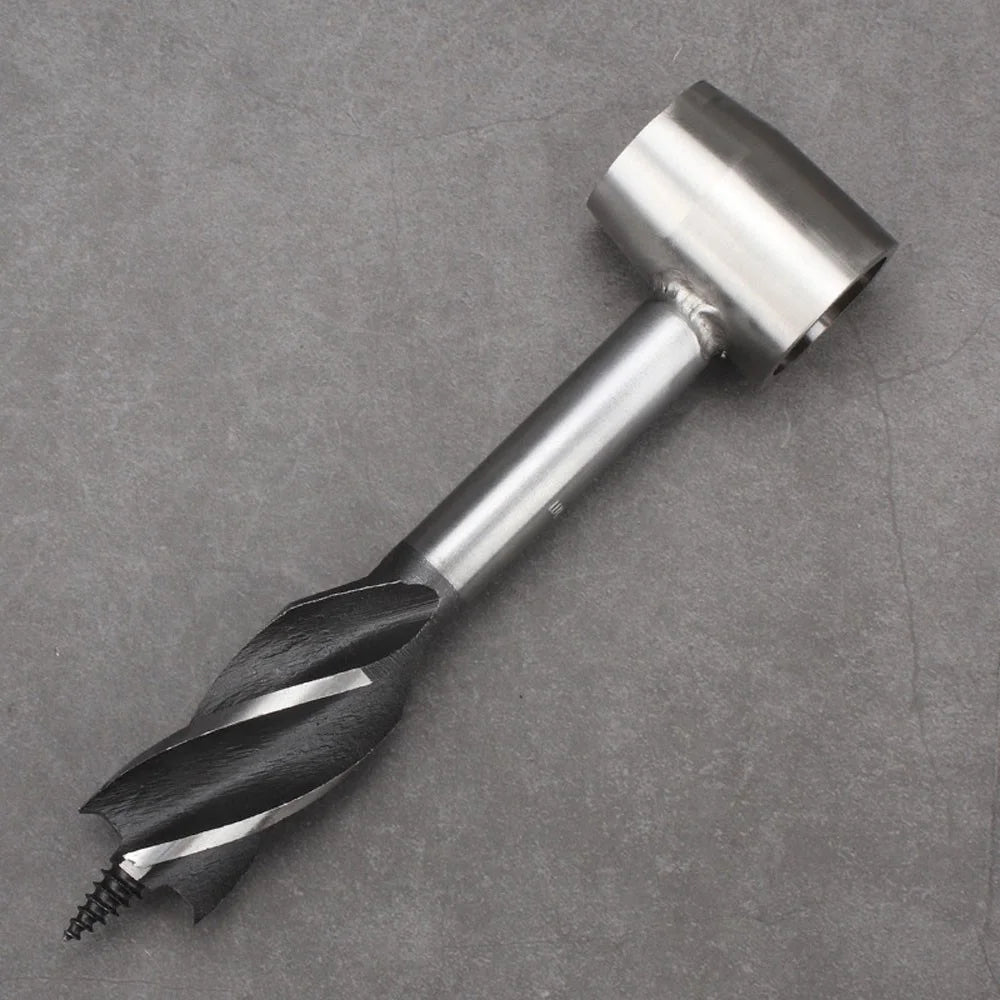 Outdoor Survival Tool Scotch Eye Wood Auger Drill Bit Stainless Steel Manual Auger Hole Maker for Camping Hiking - 6