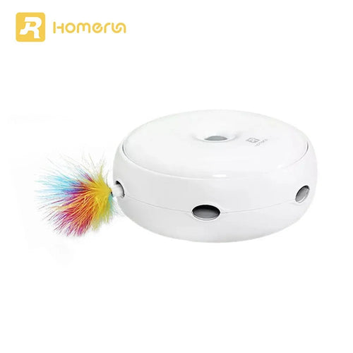 HOMERUN Smart Cat Toy Pet Toy Ambush Interactive Electronic Cat Toy with Rotating Feather/3 Playing Modes - 1