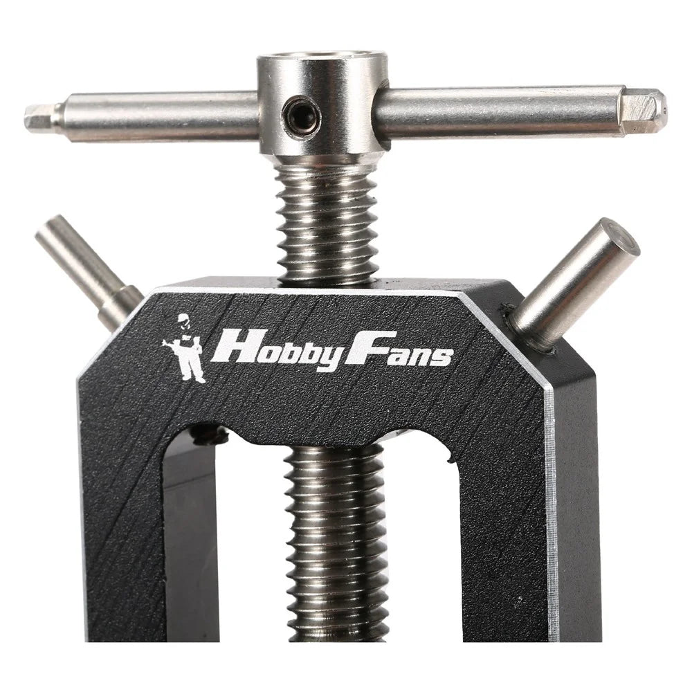 HOBBYFANS Gear Puller Remover for 1/10 HSP HPI Traxxas RC4WD Axial SCX10 Car Hobby Model Motor Pinion Parts - Black - 3