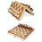 Magnetism Chess Wood Suit Delicate Surface Wear-resistant Foldable Checkerboard Chessboard Chess Suit for Children Beginner - 4