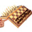 Magnetism Chess Wood Suit Delicate Surface Wear-resistant Foldable Checkerboard Chessboard Chess Suit for Children Beginner - 6