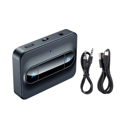 C31 Bluetooth-compatible 5.0 Transmitter for Car PC TV Headphones, 3.5mm AUX Jack Audio Adapter Music Player - 1