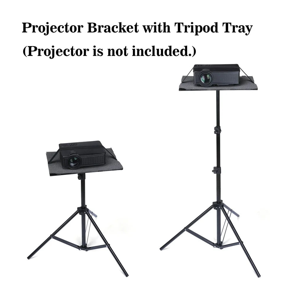 T160 Projector Tripod Stand Adjustable Laptop Floor Stand DJ Equipment Studio Stand Mount Holder - 3